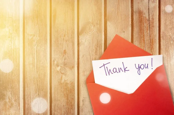 Thank You Card Envelope — Stock Photo, Image