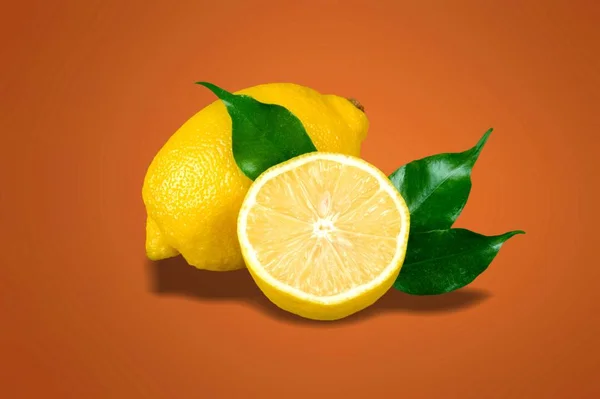 Mucchio Limoni Freschi Sfondo — Foto Stock