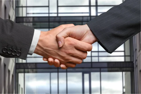 Handshake Negócios Close Acordo Conceito Parceria — Fotografia de Stock