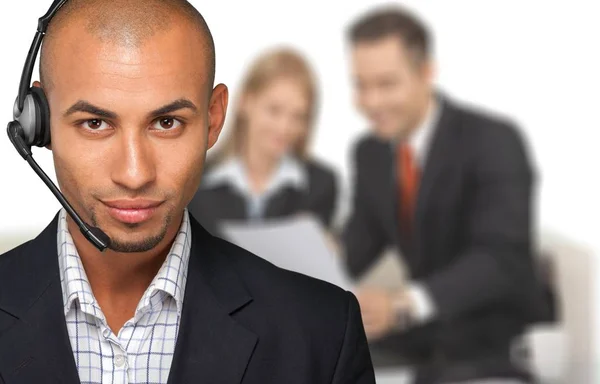 Business Man Colleagues Office — Stock Photo, Image