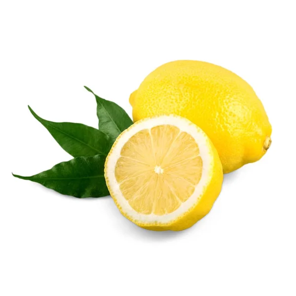 Haufen Frischer Zitronen Auf Hintergrund — Stockfoto