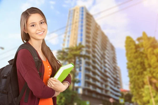 Mooie Jonge Vrouwelijke Student — Stockfoto