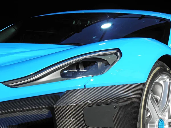 Rimac C _ 2 araba sunumu, Zagreb, Hırvatistan, Avrupa