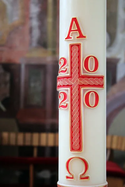 Άγιος Αντώνιος Της Πάδοβας Γλυπτική Στην Εκκλησία Των Αγίων Πάντων — Φωτογραφία Αρχείου