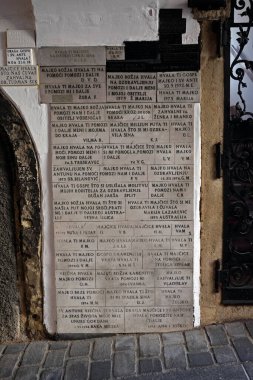 Taş Kapı, Taş Kapı 'dan Meryem Ana Kilisesi, ayrıntılar, Zagreb, Hırvatistan, Avrupa