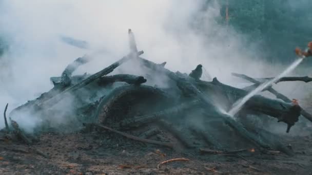소화는 Firehose에 의해 물으로 불 — 비디오
