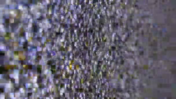 模拟电视 Noize。电视无信号, 白色噪音 — 图库视频影像