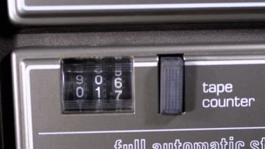 Sayaç Audio kaset kaset çalar kaydedici döner