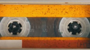 Kayıt cihazı çalış ses orada eklenen kaset. Vintage ses bandı