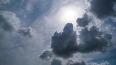 Bulutlar Mavi Gök 'te pürüzsüz hareket eder. Zaman Uygulaması