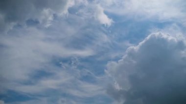 Bulutlar Mavi Gök 'te pürüzsüz hareket eder. Zaman Uygulaması