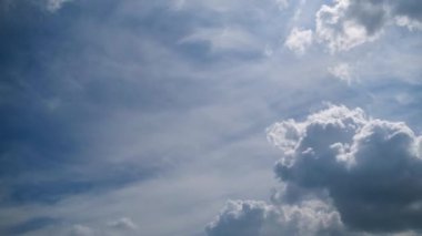 Bulutlar Mavi Gök 'te pürüzsüz hareket eder. Zaman Uygulaması