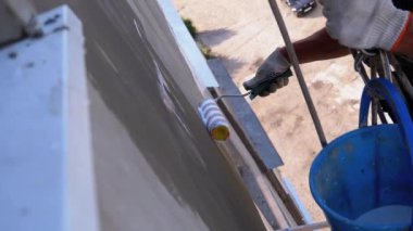 Endüstriyel Primers Binalar Duvarı Patenli. Yavaş Hareket
