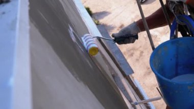 Endüstriyel Primers Binalar Duvarı Patenli. Yavaş Hareket