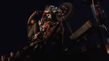 Moto Sürücüleri için Eğitim Çekimi. Dublör Sürücüleri için Simülatör