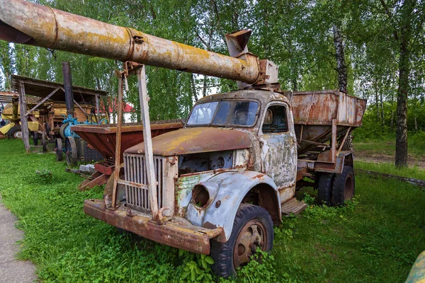 Pereyaslav Khmelnitsky Ukraine Mai 2018 Alte Rostige Autos Museen Der — Stockfoto