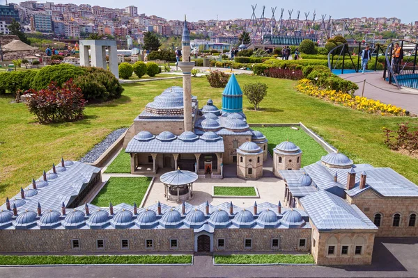 Turkey Istanbul April 2018 Miniaturk Park Istanbul Largest Miniature Park — Stock Photo, Image