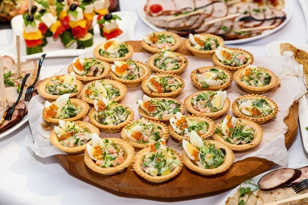 Catering para eventos snacks para buffet — Foto de Stock
