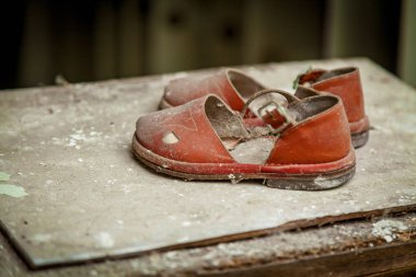 Pripyat anaokulunda oyuncaklar