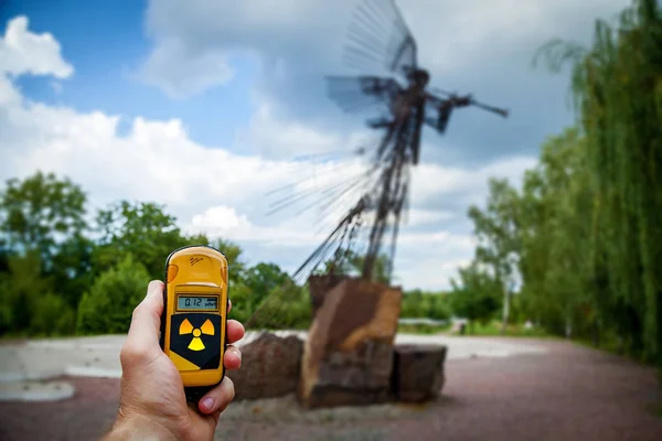 Monumento en Chernobyl — Foto de Stock