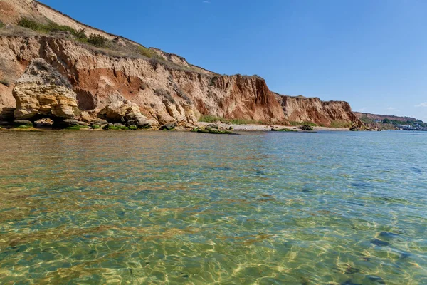 Rocky Black Sea Coast Odessa Ukraina — Stockfoto