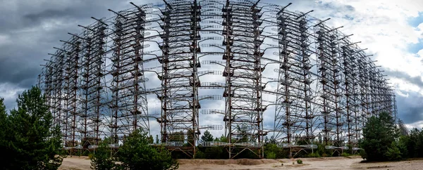 Radar Duga en el Chernobyl — Foto de Stock