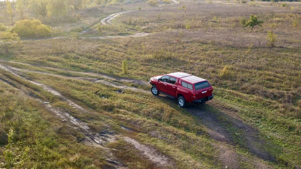 Ucrania Kiev Octubre 2020 Red Nueva Camioneta 4X4 Con Toyota —  Fotos de Stock