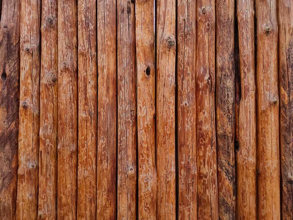 篱笆或房屋的木制墙壁 木制木结构 — 图库照片