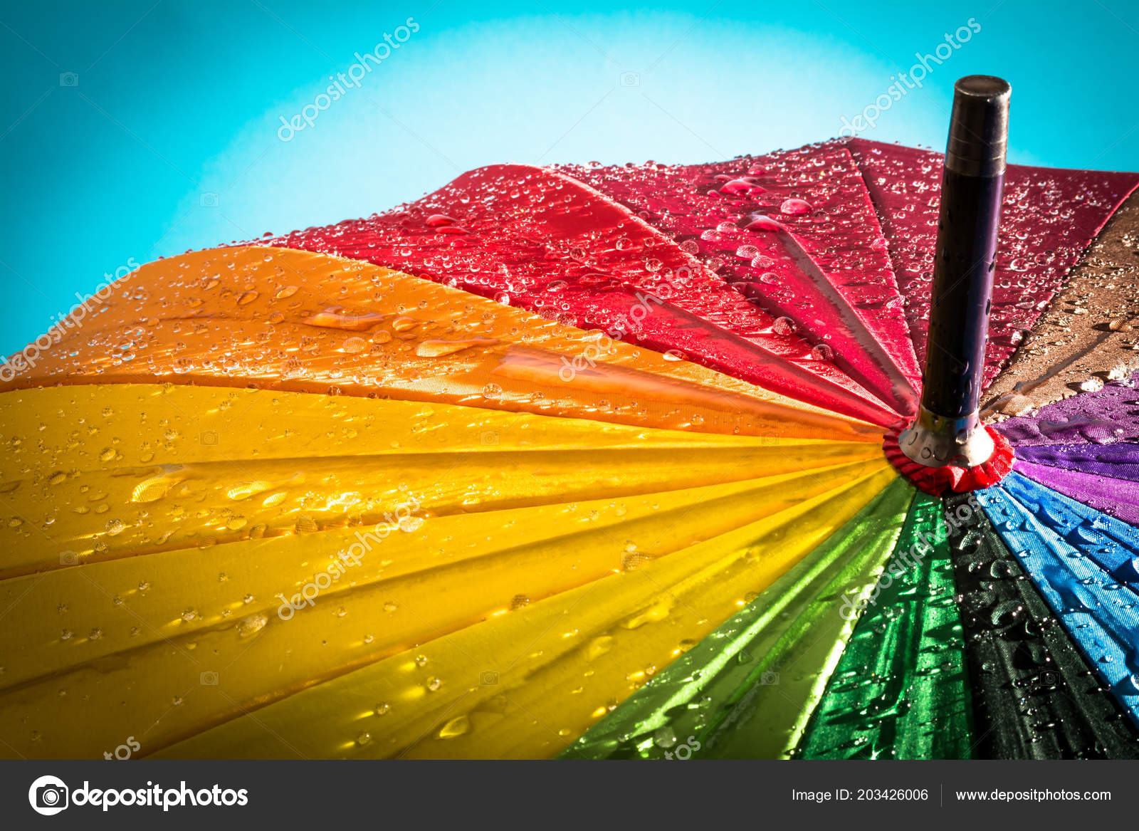 Multi Colored Colorful Umbrella All Colors Rainbow Raindrops Stock Photo Image By C Antondeposit Multi Colored Colorful Umbrella All Colors Rainbow Raindrops Stock Photo Image By C Antondeposit