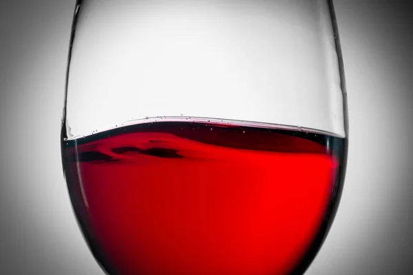Червоне Вино Плескає Винному Склі Крупним Планом Макро Текстури Фону — стокове фото