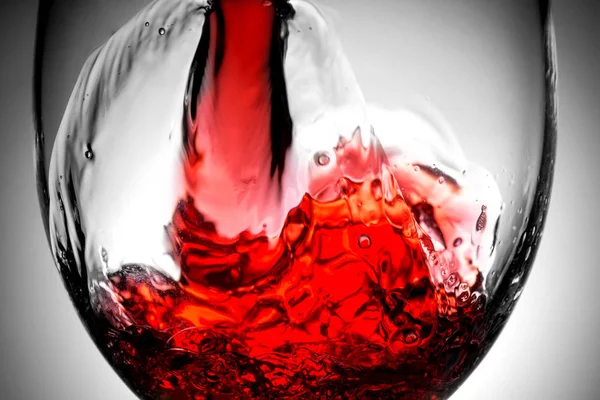 Red Wine Splash Wineglass Close Macro Texture Background Vintage Old — Stock Photo, Image