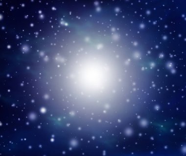 Güzel Noel ve Yılbaşı'nın arka plan yağan kar ve kar taneleri ve metin için boş alan ile.