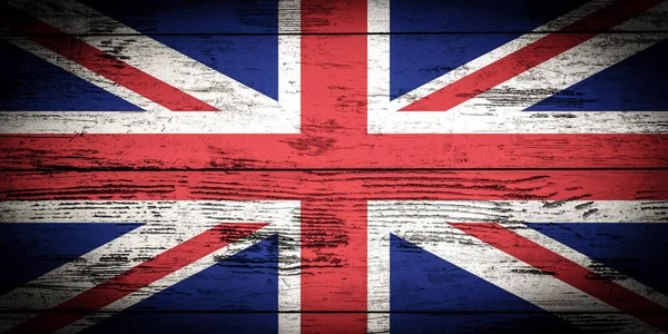 Великобританії Прапор Старі Текстури Брудний Гранж — стокове фото