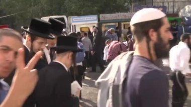 2 Ekim 2016. Uman, Cherkasy Bölgesi, Ukrayna. Rosh Hashanah Uman içinde kutlama. 5777 Yahudi yeni yılı.