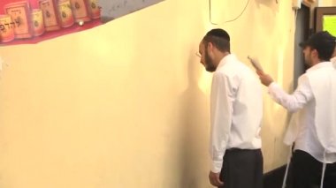 2 Ekim 2016. Uman, Cherkasy Bölgesi, Ukrayna. Rosh Hashanah Uman içinde kutlama. 5777 Yahudi yeni yılı.