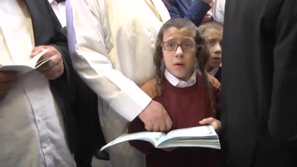 Ekim 2016 Uman Cherkasy Bölgesi Ukrayna Rosh Hashanah Uman Içinde — Stok video