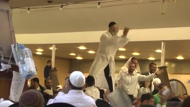 Ekim 2016 Uman Cherkasy Bölgesi Ukrayna Rosh Hashanah Uman Içinde — Stok video