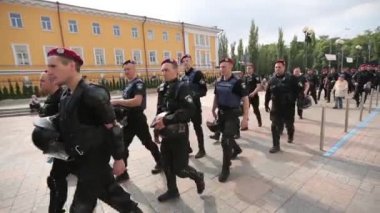 18 Haziran 2017. Kiev, Ukrayna. Eşcinsel gurur. Ukrayna Kyivpride 2017 Lgbt topluluk eşit haklar Mart. Yaklaşık bin eylemciler Kiev merkezi yürüdü.