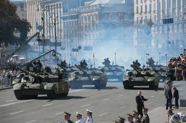 Серпня 2018 Київ Україна Військовий Парад День Незалежності України 4500 — стокове фото