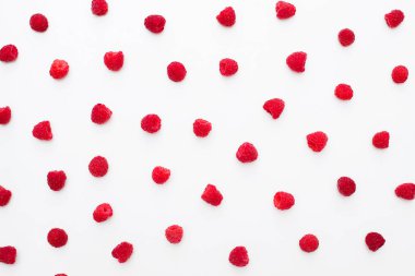 Taze ahududu çilek arka plan, yakın