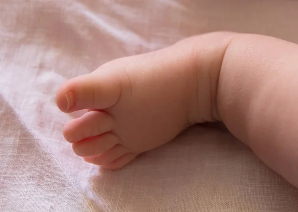 Los pies del recién nacido — Foto de Stock