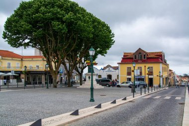 Mafra Portekiz. 02 Haziran 2018.View Mafra köyü yakınındaki Lizbon, Portekiz