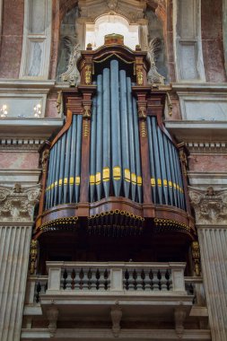 Mafra Portekiz. 03 Haziran 2018.National Mafra Sarayı Lizbon yakınlarındaki Mafra kasabada