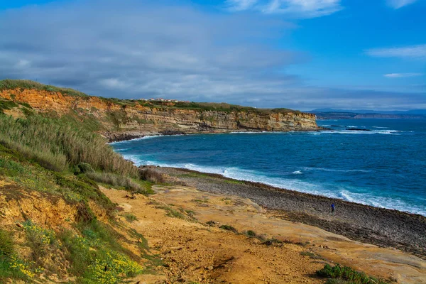 Plage Coxos Ericeira Plage Coxos Fait Partie Réserve Mondiale Surf — Photo