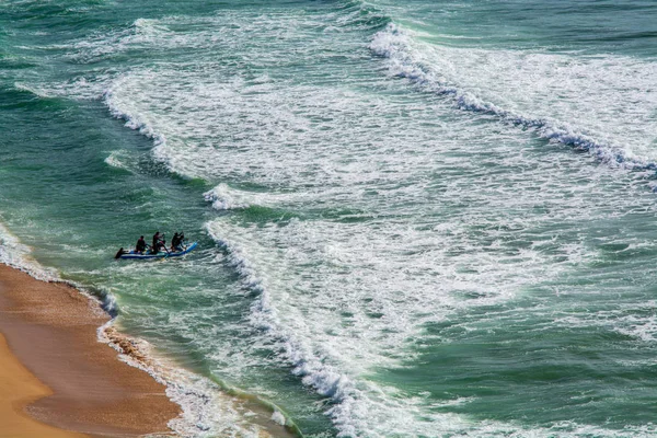 Ericeira Portogallo Giugno 2018 Foz Lisandro Beach Ericeira Sua Destra — Foto Stock
