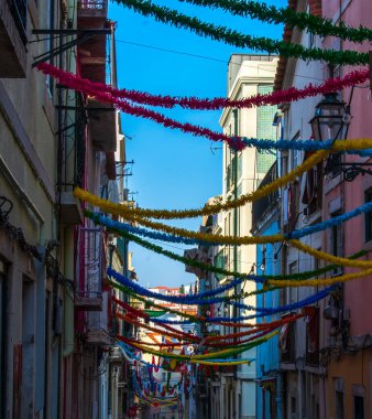  Dekorasyon için Santo Antonio parti şehir Lisbon.Lisbon, Portekiz. 