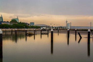 Lizbon, Portekiz 'deki Parque das Nacoes.. 