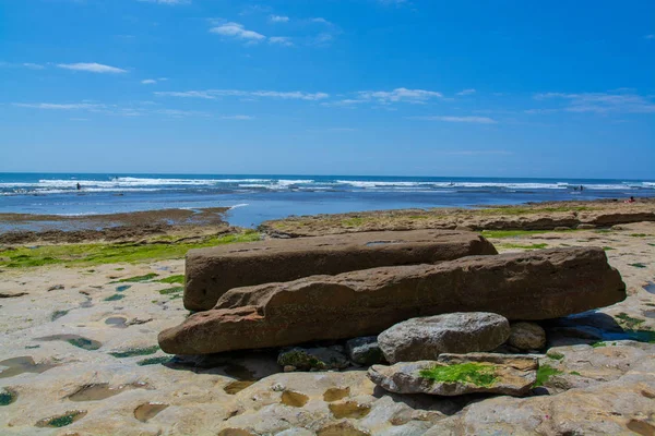 Ribeira Ilhas Strand Ericeira Faluban Ericeira Portugália — Stock Fotó