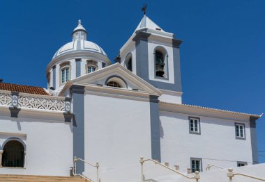Castro Marim Portekiz. 3 Ağustos 2018. Görünüm Castro Marim köyü Algarve Portugal.Castro Marim, Portekiz. 