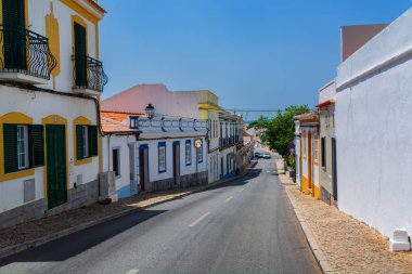Castro Marim Portekiz. 3 Ağustos 2018. Görünüm Castro Marim köyü Algarve Portugal.Castro Marim, Portekiz. 